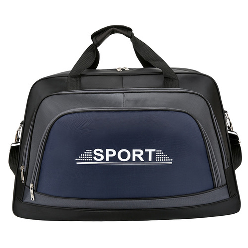  Spring New Men's Oxford Cloth Fitness Travel Backpack and Crossbody Bag, Korean Style Casual Outing Bag