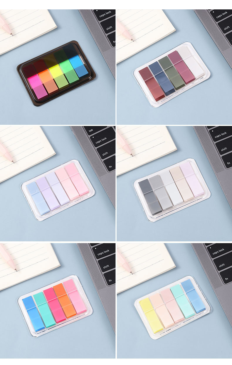 23g Weight Sticky Note Stationery Type 1 Set Quantity 1 Set Solid Color Learning Paper Casual Sticky Note