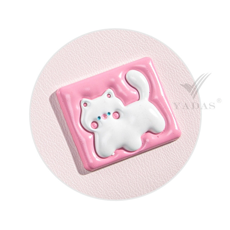 [Historieta Linda] Yadas titular de la tarjeta de las mujeres lindas textura brillante hardware corto tríptico Monedero billetera