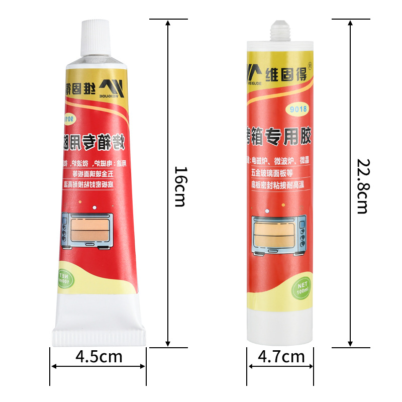 sellador de horno resistente a altas temperaturas, horno de cerámica, chimenea metálica, sellador de tubería de chimenea, pegamento de vidrio vulcanizado
