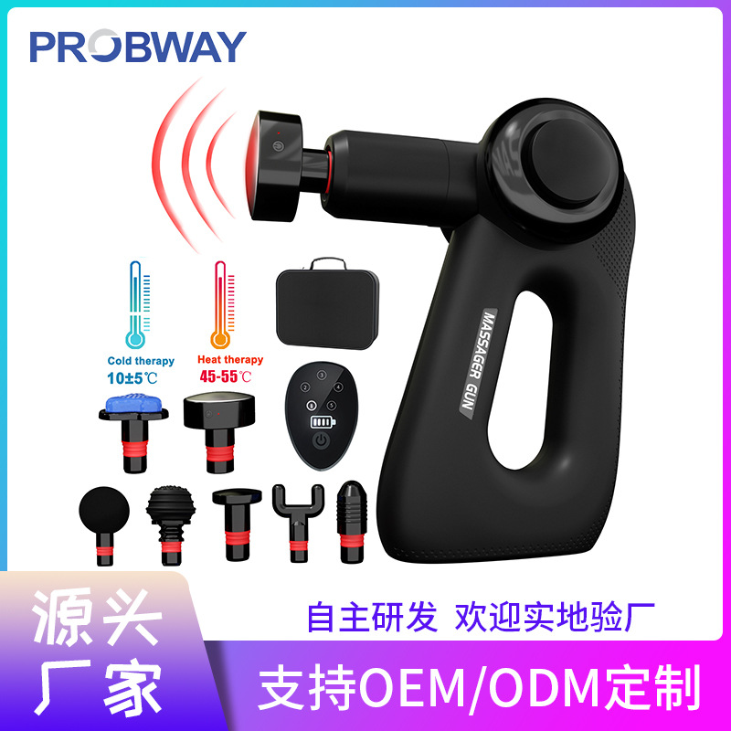 FDA认证多角度可折叠旋转筋膜枪 健身首推按摩枪 多个档位调节 家用电器厂家批发实拍图