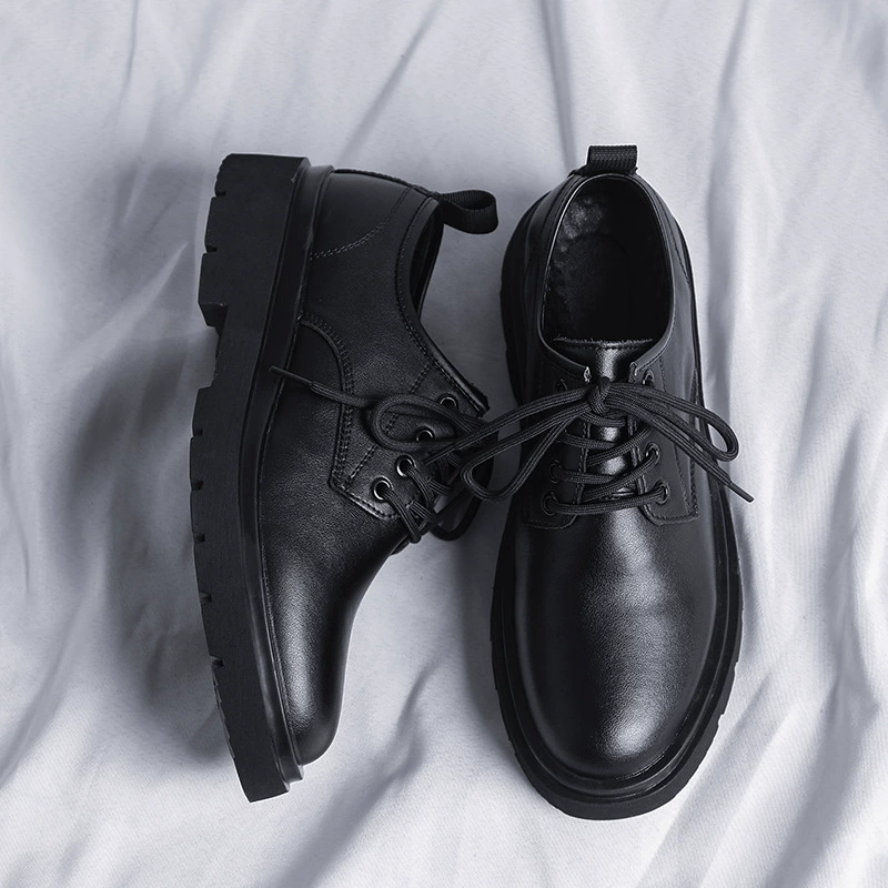 Ботинки Martens, осенняя обувь под кожаную обувь, высокий классический пиджак на платформе в английском стиле, повседневная обувь
