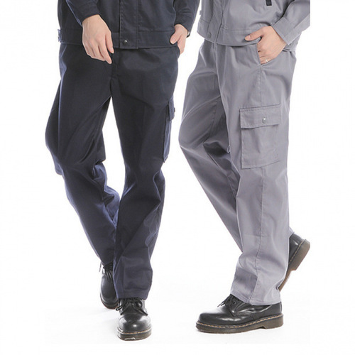 Workwear long pants loose welding wear-resistant outdoor protective summer thin men's protective multi-pocket work casual pants