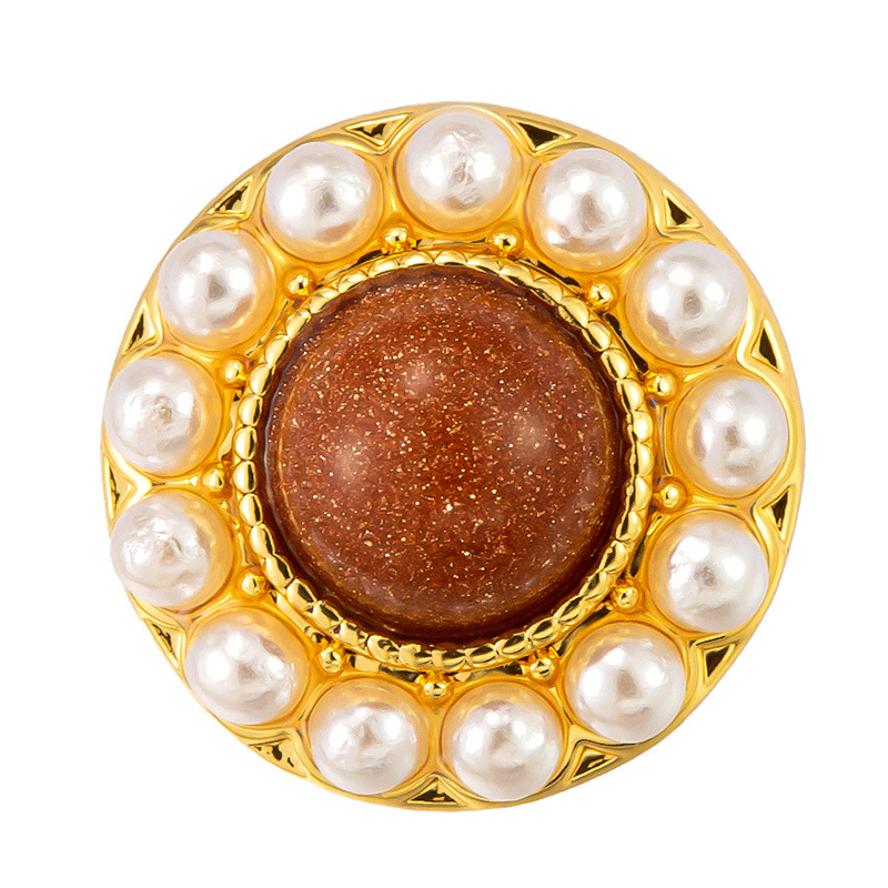 Colgante de cobre micro incrustado Gufasha oro goteo de aceite perlas de transferencia DiDi con perlas de acessorios de perlas huecas fábrica de perlas al por mayor