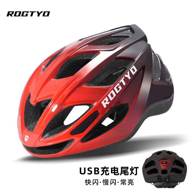 Casco de ciclismo de bicicleta de montaña para hombres y mujeres de verano para vehículos de carretera para romper el viento y formar casco integrado para equipos de ciclismo image 17