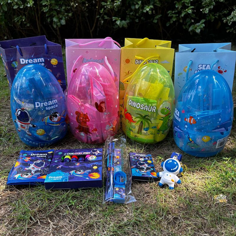 Sanrio Dinosaur Egg Stationery suit Kulomi Pendant Kindergarten Graduation Gift Fortune Egg Wholesale