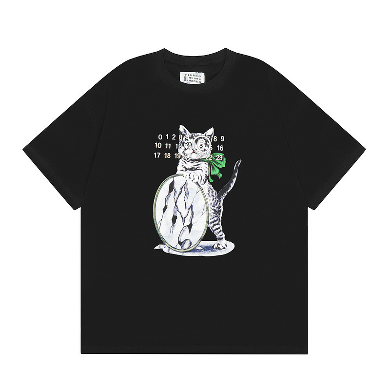 夏季新款MM字母印花男女情侣休闲宽松短袖青少年潮流T恤跨境批发|undefined