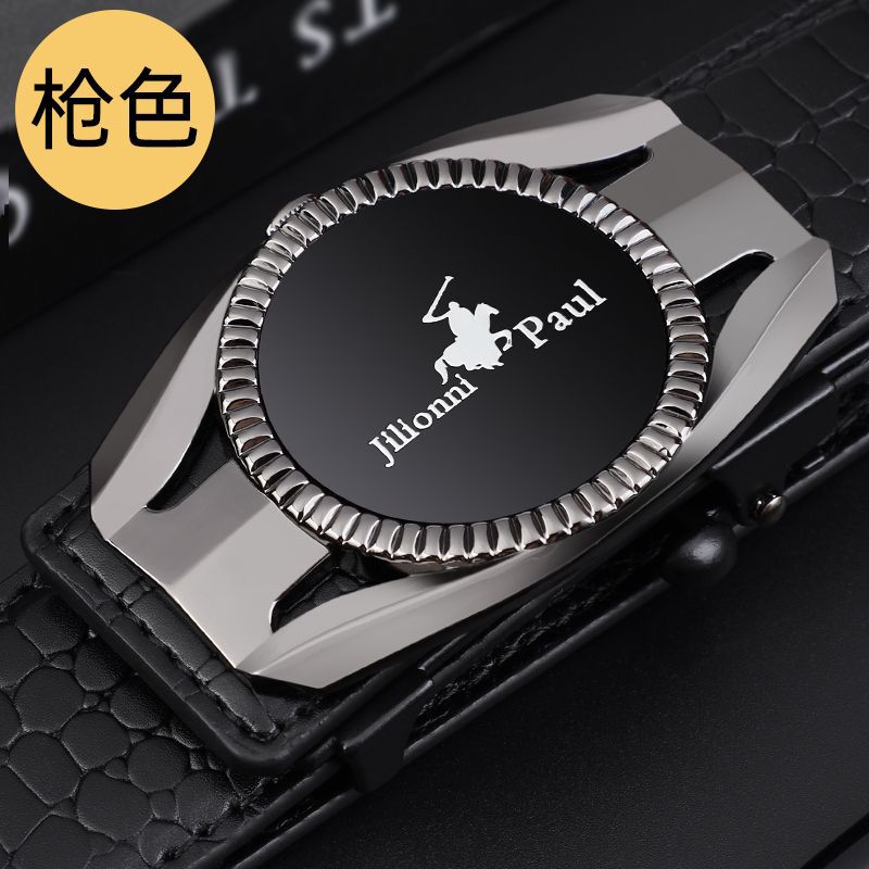 Cinturón de los nuevos hombres hebilla automática piel de vaca moda negocios elite pantalones de los hombres cinturón versátil casual cocodrilo patrón cinturón