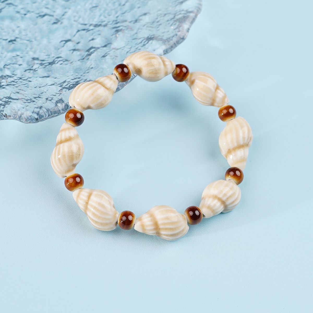Jingdezhen pulsera de cerámica de verano mujer alta sensación galletas serie de gatos nicho diseño universal pulsera alta sensación