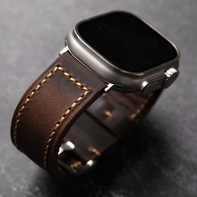 �m���O���ֱ�apple watch��Ƥ�펧49MM 45 8Ultraĥɰ�͹�H�^