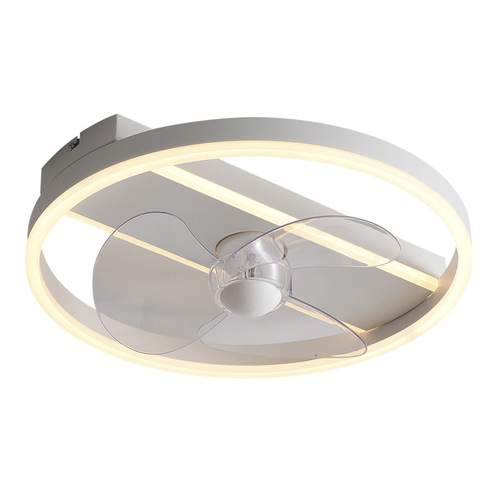 全光谱风扇灯年新款超薄护眼卧室灯带风扇吸顶灯智能跨境灯具