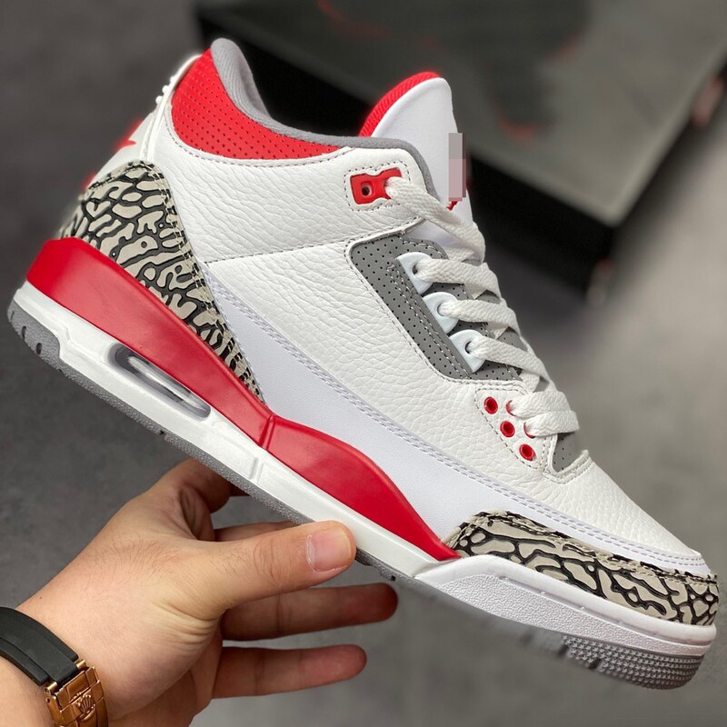 Putian Shoes Aj3 Men's and Women's Basketball Shoes Fujiwara Hiroshi Smiley Face Jordan 3 North Carolina Blue Black Purple Sports Casual Shoes Source