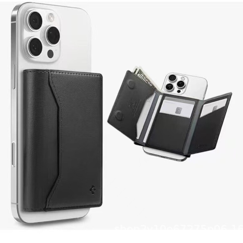 New Model Suitable for Apple 14Magsafe Wallet Card Holder Spigen Card Holder Magnetic Iphone13 Back Sticker 17
