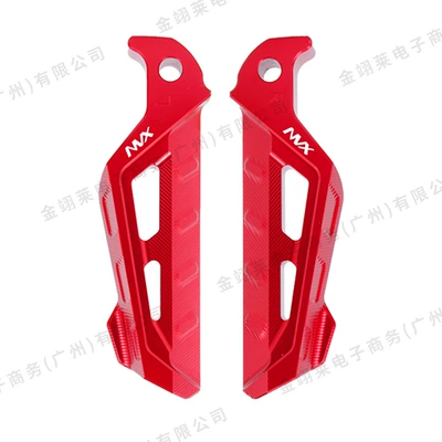 Alloy Anti-Slip Left and — Motorcycle pedals - jt-21006-nmax155xmax300-modified-pedals-with-nvx-logo-red