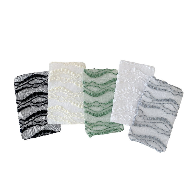 Calcetines de pila de hilo de red para mujer, estilo fino de primavera y verano Lolita encaje jk medias de tubo horizontal, tubo largo de moda de ins blanco japonés