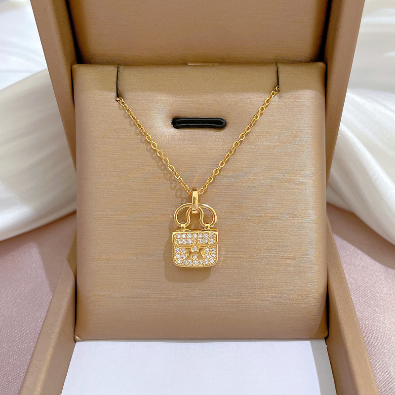 Luxury Micro Diamond Necklace With Transfer Beads For Women_voghion.com
