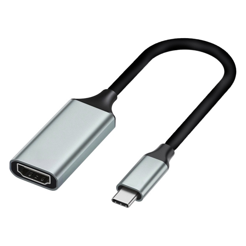 Cable adaptador de tipo C a HDMI 4K para teléfono móvil, monitor de computadora, cable de duplicación de pantalla de alta definición a tipo C a HDMI