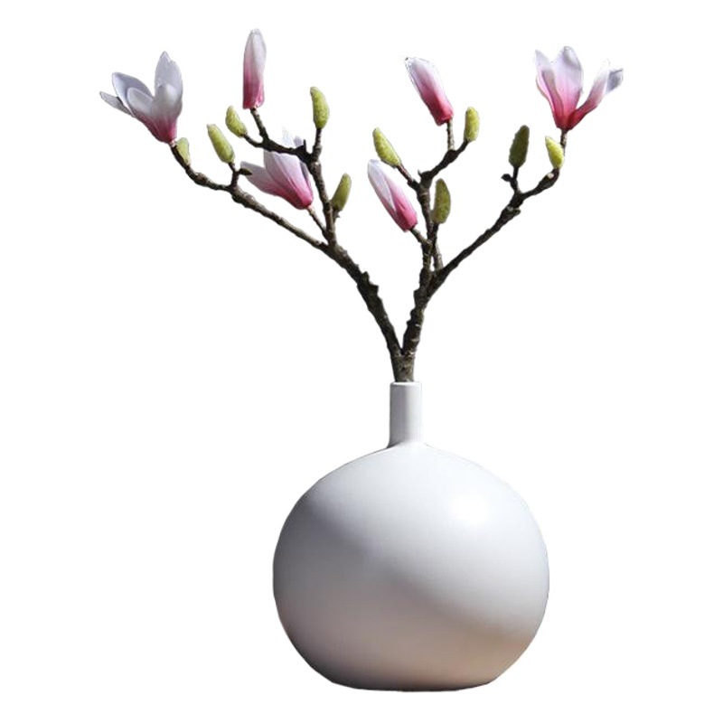 Estilo nórdico simple blanco y negro mate florero TV gabinete pasillo decoración inauguración de la casa nueva decoración del hogar al por mayor