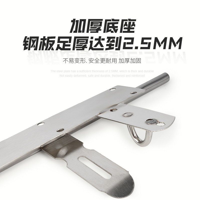 插销门栓6寸8寸12寸加厚加长不锈钢防盗木门窗明装保险栓门锁|undefined
