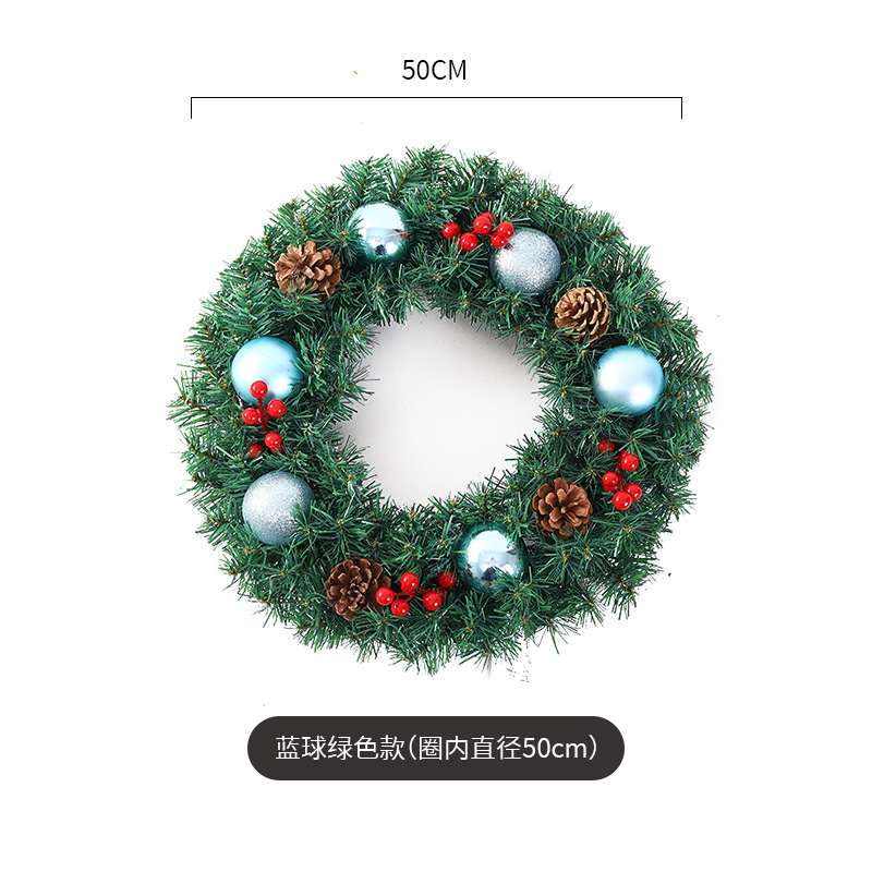 Amazon popular guirnalda de Navidad ratán 40/50/60cm decoración de Navidad Garland decoración escena diseño