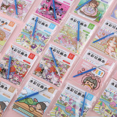 幼稚園児用水彩ブック卸売 diy 手描きガッシュノート絵画ぬりえ落書き絵本水彩画ブック