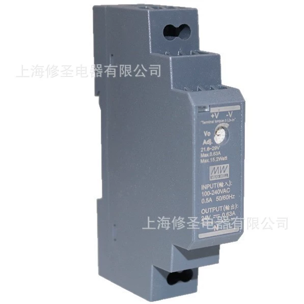 MW Taiwan MEAN WELL Импульсный источник питания постоянного тока HDR-15/30 серии для установки на рейку позволяет использовать только оригинальные продукты с большими скидками