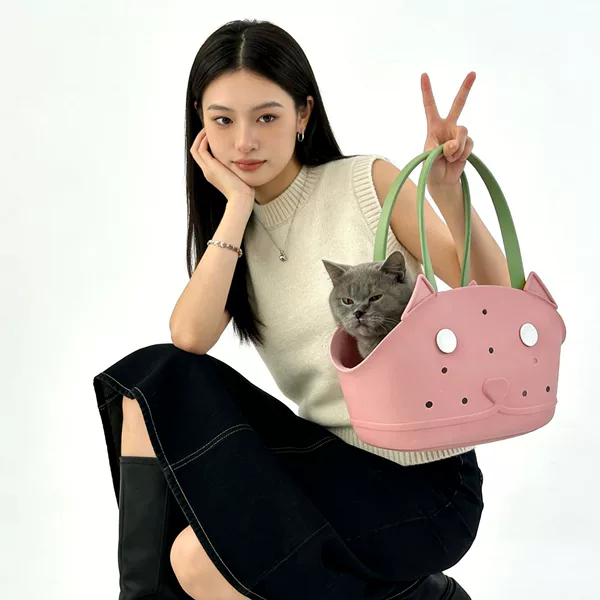 DIY Jewelry Accessories, Ins-Style Korean Fashion Handbag, Beach Bag, Large Capacity Waterproof Hole-In-The-Wall Bag