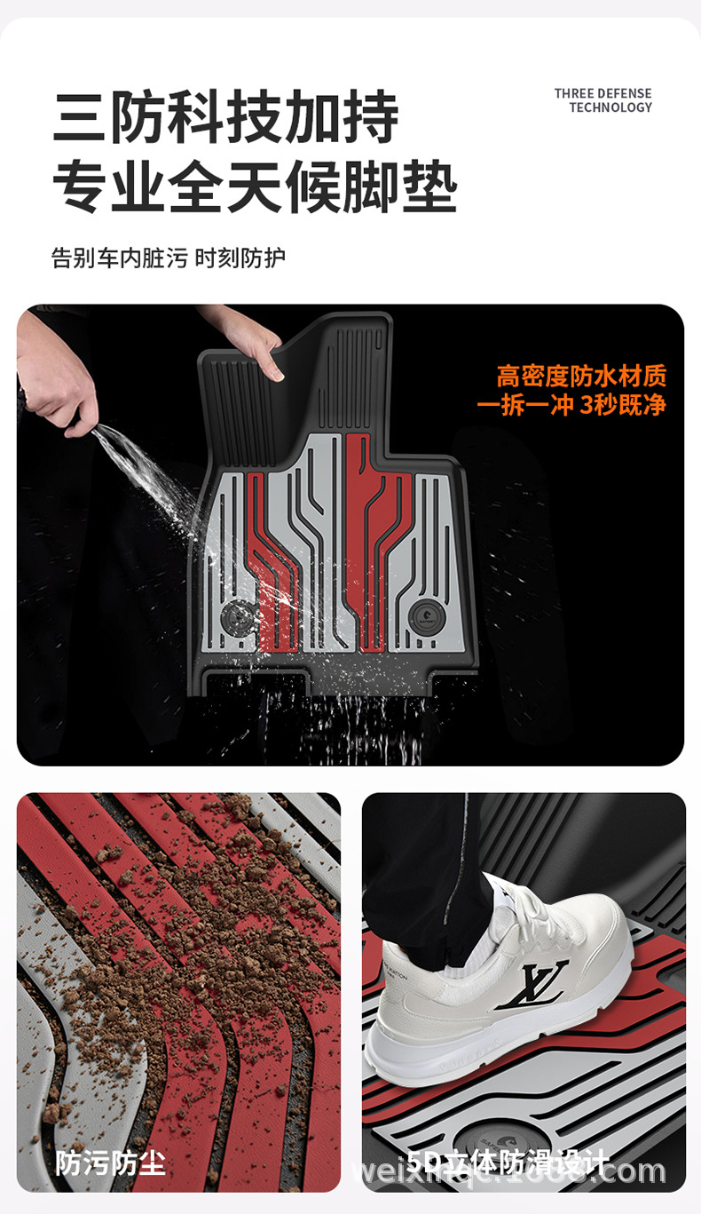 Suitable for Nio Es8 Es6 Ec6 Et5 Et9 Es9 Special Vehicles, Colorful Tpe Car Floor Mats