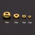 保色电镀国风手串项链夹件DIY黄铜饰品配件多规格垫片隔片