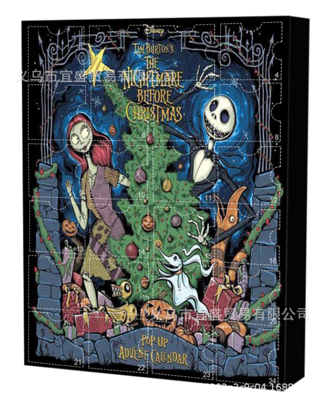 24 cuadrícula caja ciega diseño decoración muñeca caja ciega diseño