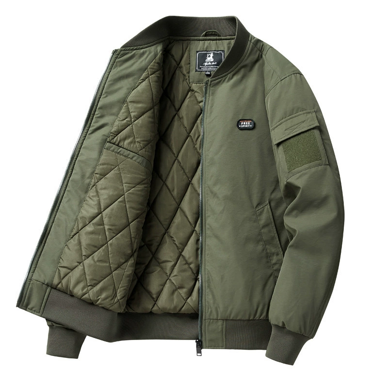 Новая зимняя мужская повседневная куртка плюс хлопчатобумажная одежда