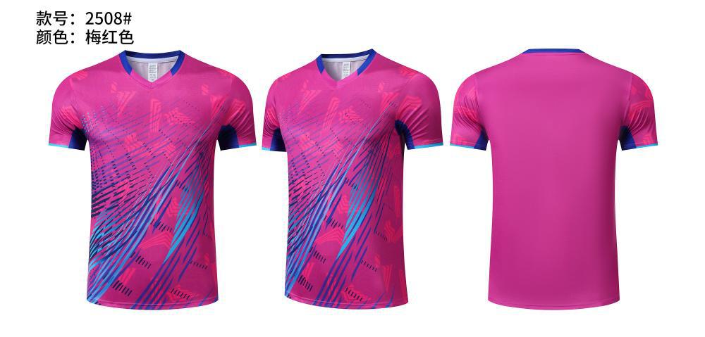 Nuevo traje de bádminton, camisa de manga corta, voleibol, tenis de mesa, ropa deportiva, ropa de entrenamiento para mujeres, ropa de entrenamiento para adultos