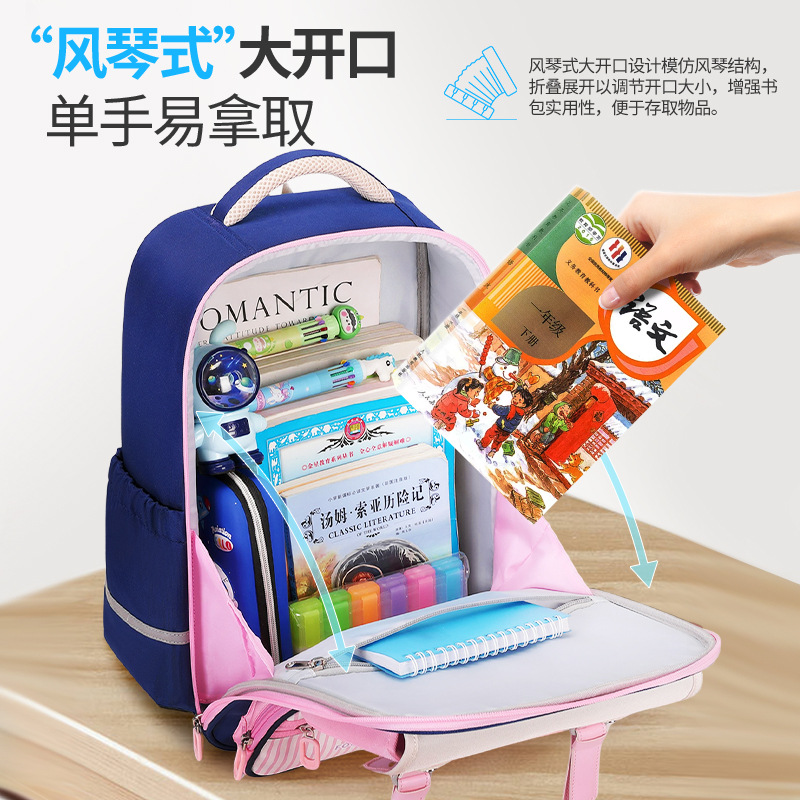 2025 nuevas mochilas escolares de alto valor para estudiantes de primaria, mochilas para niños y niñas, mochilas para niños, anti-salpicaduras, gran capacidad