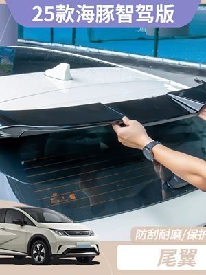 25 Byd Dolphin Intelligent Driving Edition Rear Wings, Fixed Wind Wings, Sports Top Wings, No Punching, Appearance Upgrade and Modification Accessories