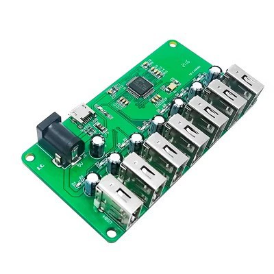 Модуль USB 2.0 HUB, 1 разъём, 7-портовый проводной модуль, USB-удлинитель