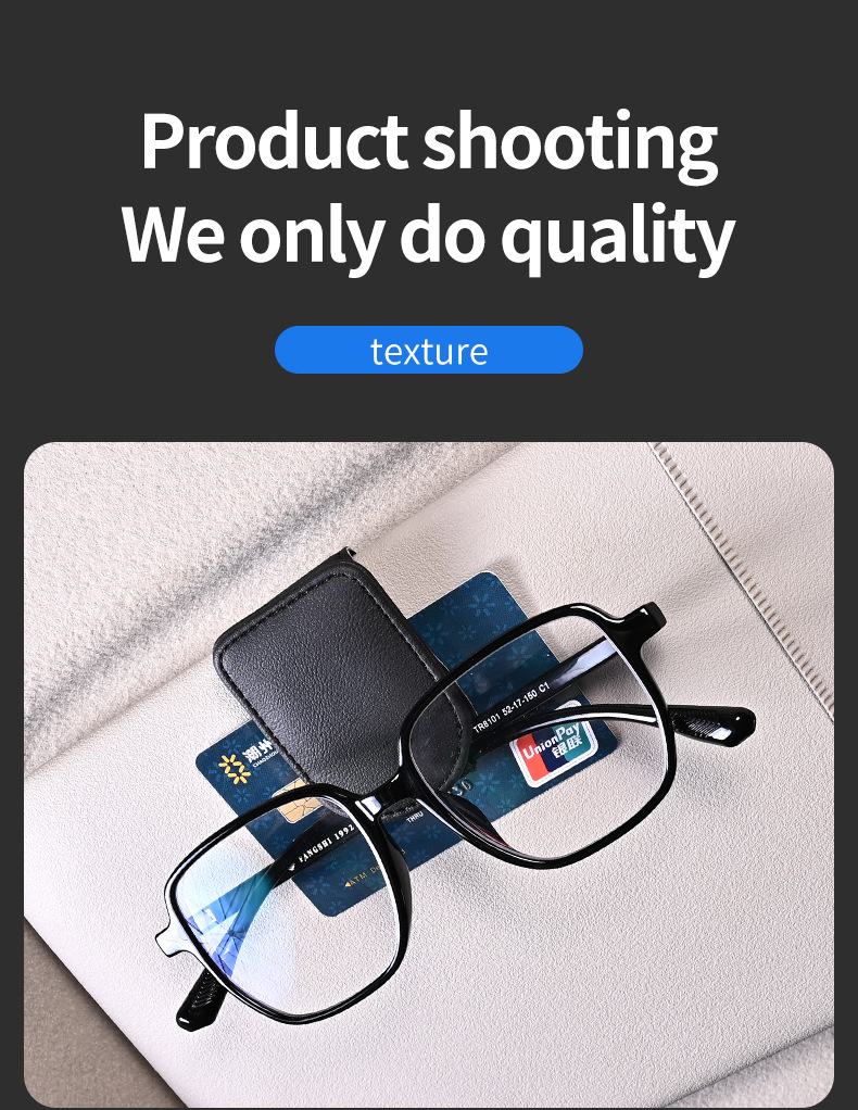 Car glasses frame car multifunctional glasses clip leather car storage box sun visor car sunglasses card holder