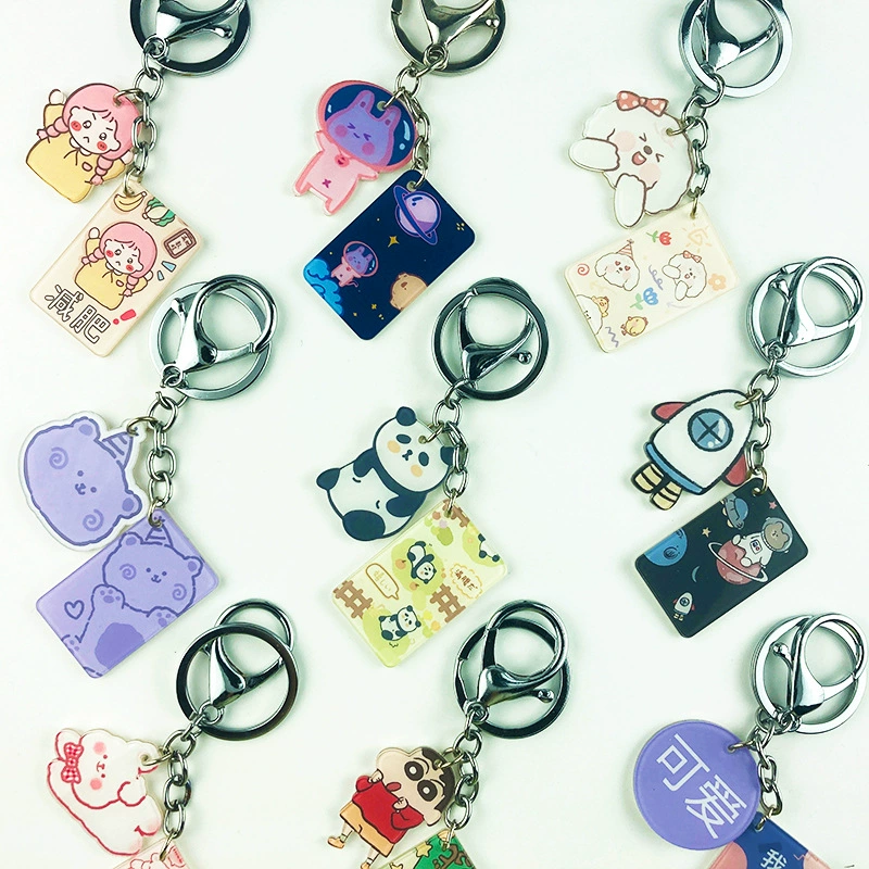 Милый брелок-подвеска в виде медведя в корейском стиле, для девочек, в форме овечки, в стиле интернет-знаменитостей, для украшения студенческого рюкзака, цепочка, подарок для мужчин