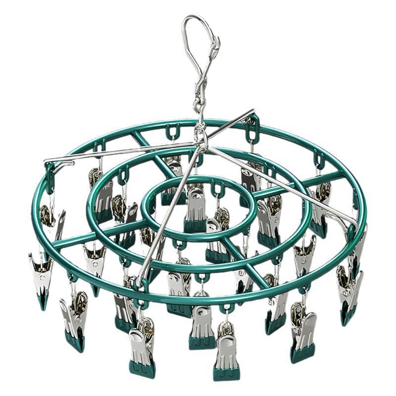 Calcetines percha de secado de acero inoxidable percha de secado de ropa balcón percha de ropa multifuncional percha de ropa interior