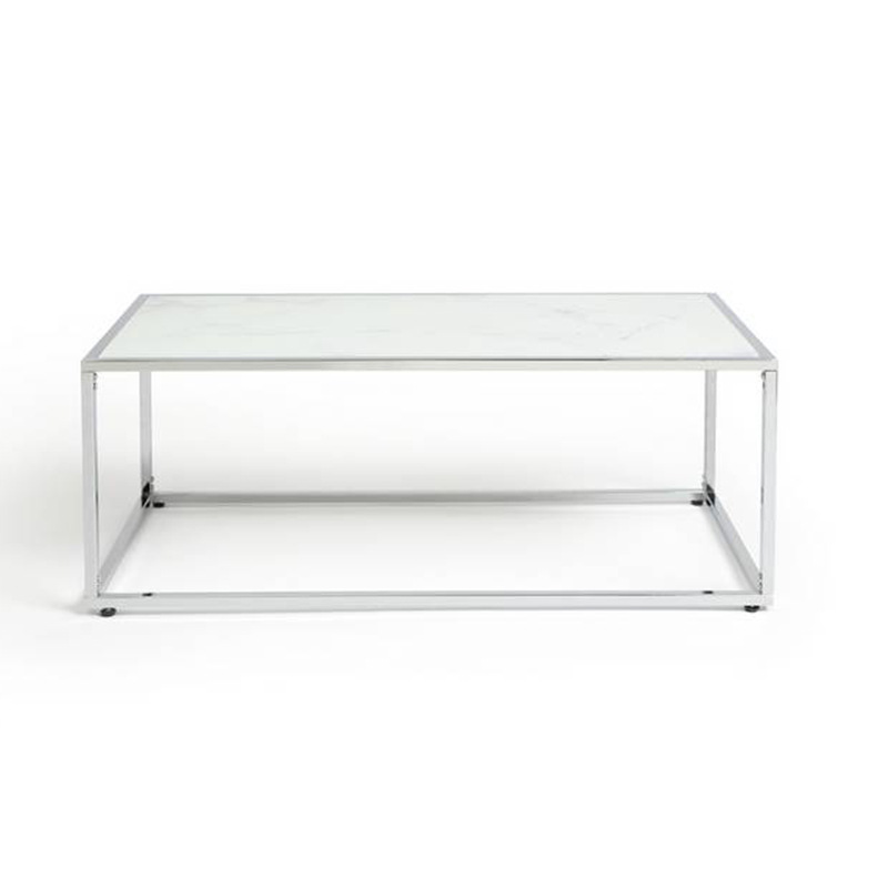 Amazon exporta mesa de té de tabla de roca, mesa de café de lujo de alta calidad en la sala de estar nórdica