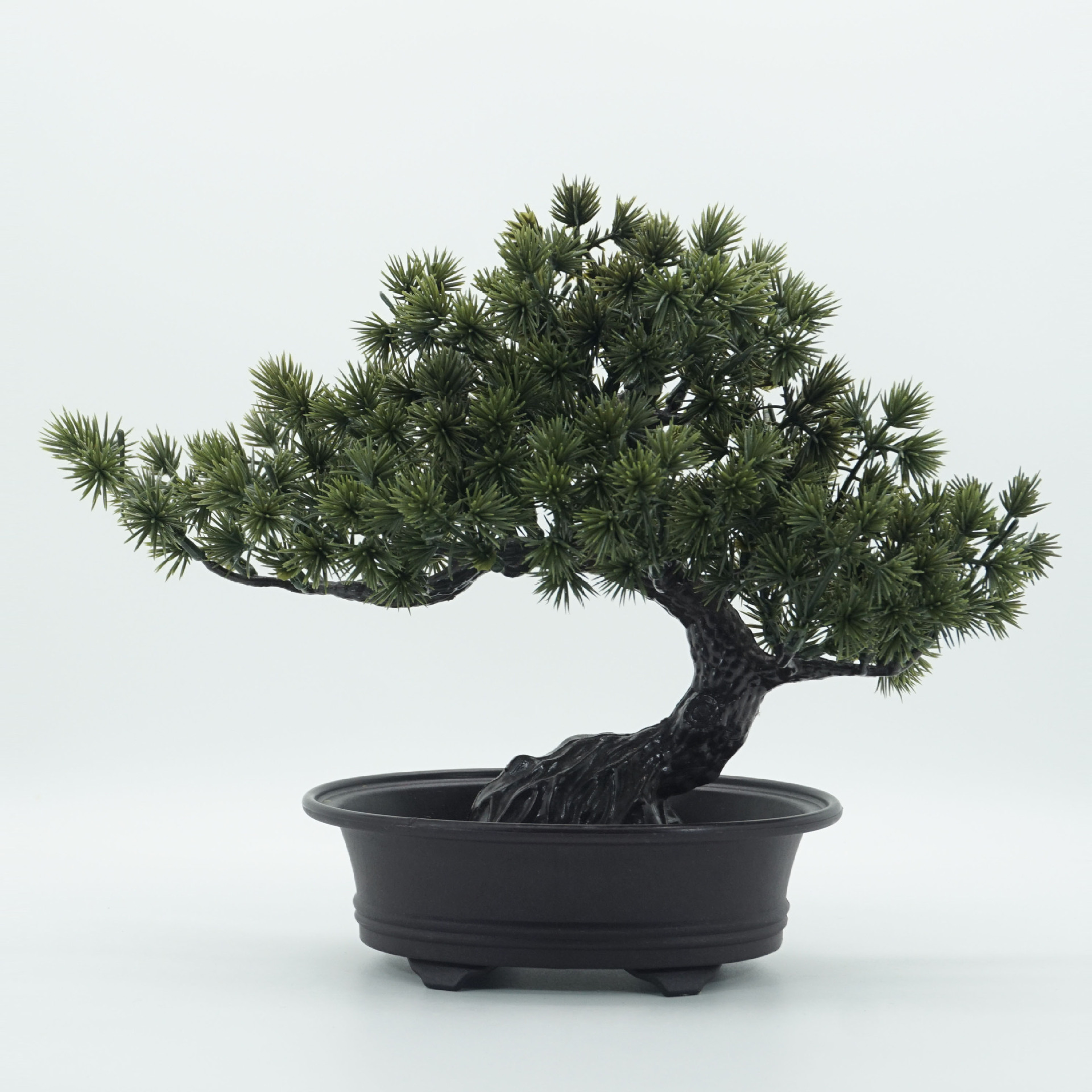 Artificial bienvenida Pino bonsai nuevo de larga vida Pino bonsai decoración vino gabinete decoración de escritorio flor artificial al por mayor