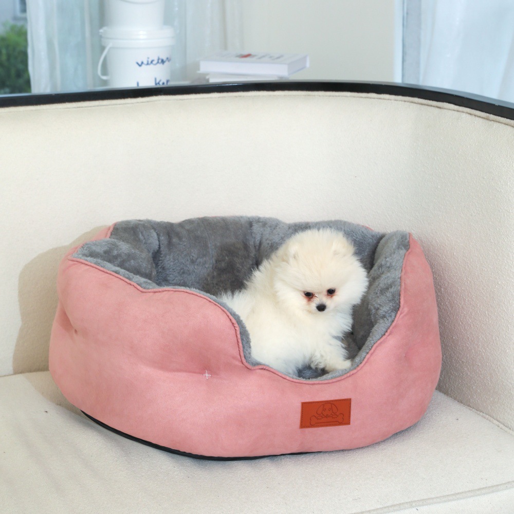 Máquina de peluche de invierno lavable transfronterizo perrera gamuza mascota dormir nido multi-escena antideslizante gato estera caliente