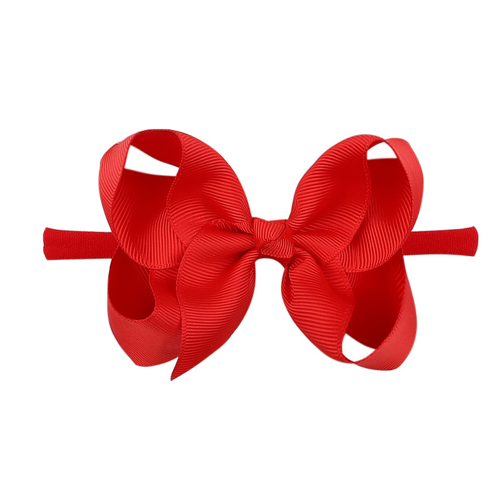 Fashion Children's Bowknot Candy Color Bubble Flower Headband Wholesale Nihaojewelry display picture 5