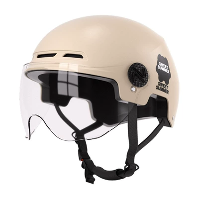 Motosiklet kaskı (dəbilqə) — helmet summer sunscreen half helmet