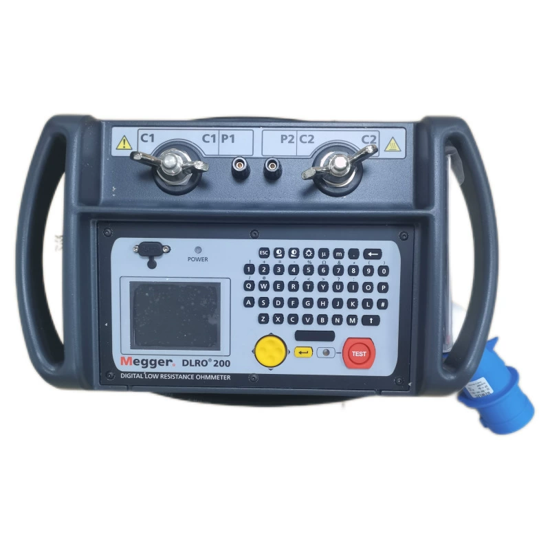 Megger DLRO200 Микро-европейская таблица 200A/600A Тестер низкого сопротивления DLRO600
