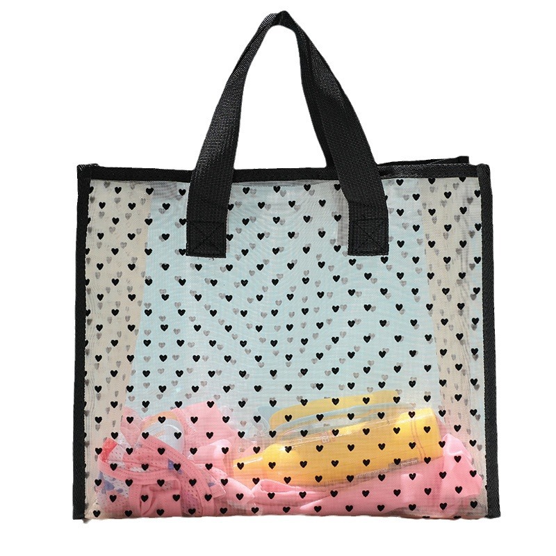 Verano fresco bolsas de playa de color de mano impermeable PVC bolsas de natación transparentes bolsas de mujer bolsas de ropa corta distancia