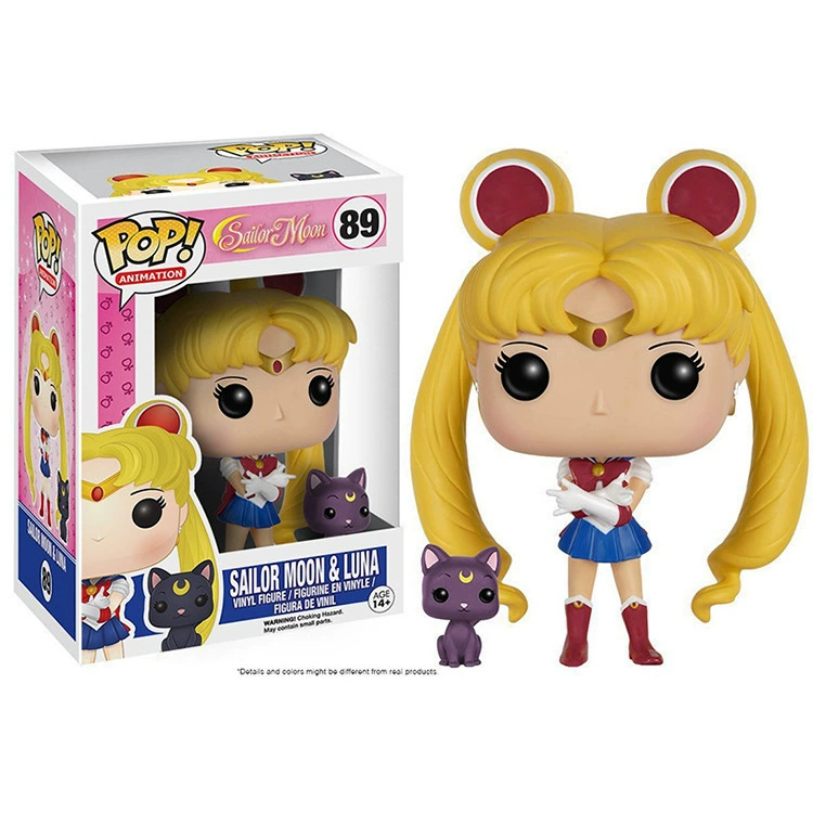 Фигурка Funko Sailor Moon с Luna, виниловая коллекционная, 0,25 кг, в подарочной коробке