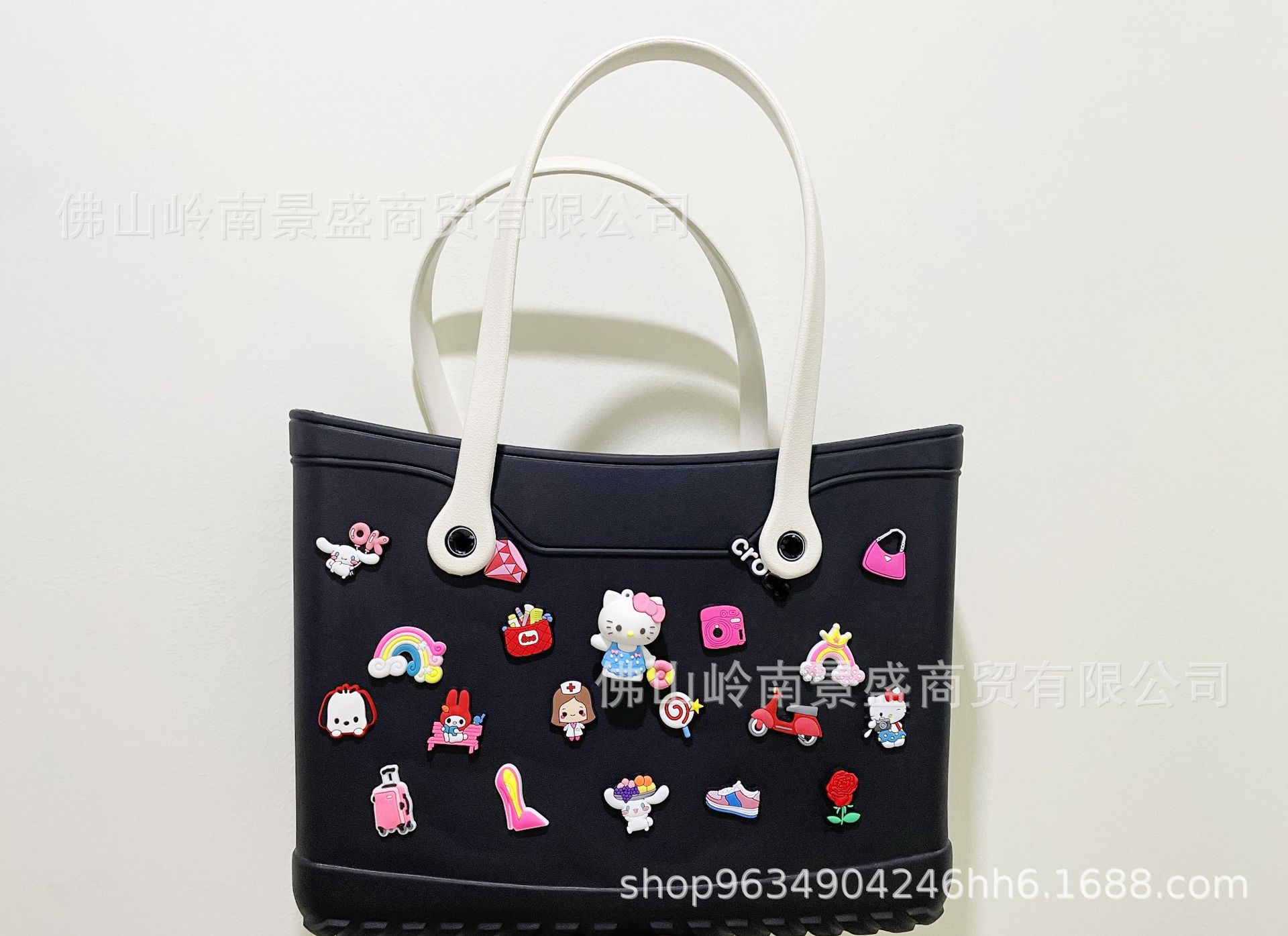 Bolso Tote de Playa con Agujeros de EVA, Diseño Ahuecado, para Playa y Viajes