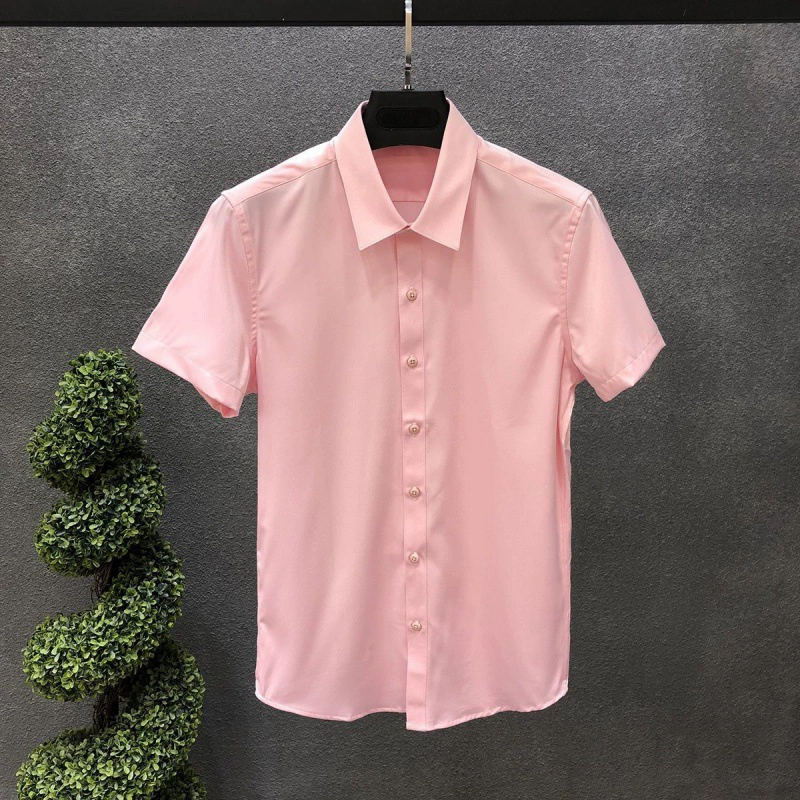 Рубашка для отдыха, коллекция 2021 года, с коротким рукавом, slim fit