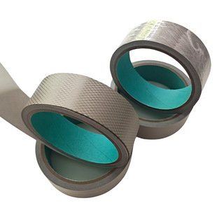 in stock foreign trade diamond grid conductive tape self-adhesive anti-radiation signal shielding conductive cloth RFID anti-magnetic lining
