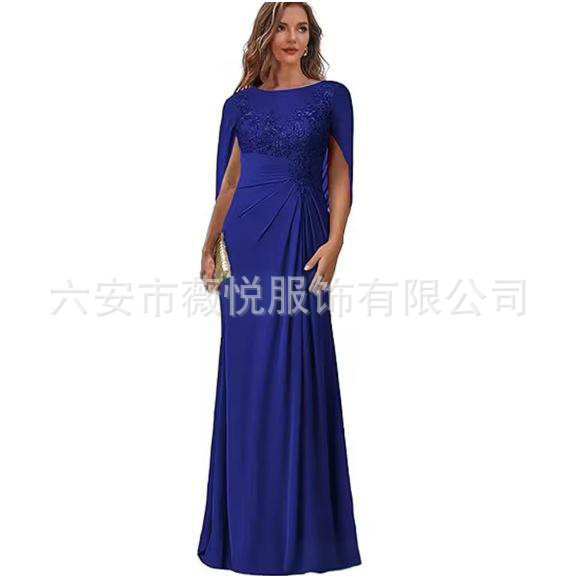 2026 New European and American Style Aliexpress Formal Dress for Parties and Banquets, Plus-Size Elegant Long Chiffon Evening Gown for Women 2026 New European and American Style Aliexpress Formal Dress for Parties and Banquets, Plus-Size Elegant Long Chiffon Evening Gown for Women